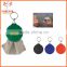 Hot Selling Unique Design Rubber Keychain With Cleaning Cloth Key Ring