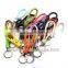European style Personalized metal keychain souvenir,High Quality PU leather keyring