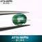oval cut 5*4mm natural untreated unheated pure emerald