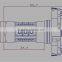 H16 PSY24W 100w Hi-Power SMD Bright White LED Fog Light Driving Light