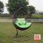 Popular bird nest shaped cozy outdoor garden ratan hanging furniture wicker patio swing chair