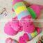 Creative Lovely Cartoon Animal Style Children's Rose Red Plush Caterpillar Toy Doll as Sleeping Pillow Cushion