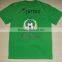 Mens 100% polyester dry fit short sleeve sports t-shirt
