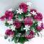 Artificial Flowers For Home Decoration 14-heads Satin Rose Bud Bush