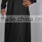 Epaulette design with drawstring abaya in knit fabric choice of bamboo, cotton, polyester