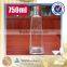 Fancy 750ml vodka , brandy, whisky clear glass bottle custom shape                        
                                                                                Supplier's Choice
