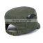 cheap black military peaked cap men