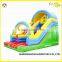 Outdoor central park sports commercial kids PVC inflatable princess water slide with safe roof price