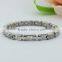 Women Jewelry With Silver Magnetic White Zircon Bracelet