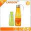 Travel 650ml plastic lemon juicer water bottle