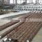 Mid hinged lighting pole steel pipe folding column folding street lighting pole