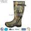 (CH-2591) Rubber camo men's huntsmen work rain boot