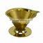 Golden color 304 Stainless Steel Pour Over Coffee Filter