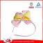 custom printed grosgrain ribbon hairband for kids