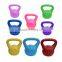 Colorful Cement Plastic Kettlebell /Color Cement Kettlebell