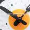 Creative frying egg wall clock/ pan shaped wall clock
