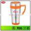 bpa free 16 oz double wall stainless steel mug with handle