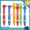 Bottom price hot selling multi-function colorful ballpoint pen