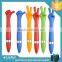 Bottom price hot selling multi-function colorful ballpoint pen