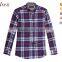 High Quality Cotton Casual Style Flannel Long Sleeve Plaid Shirt For Men