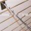 chrome cross bar hook with beads , display clothes hook