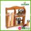 Best Selling New Item Bamboo Spice Rack With Pepper Grinder