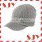Mens Wool Knit Cable Cuff Beanie Cap for Women