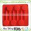 Hot Selling! Eco-friendly Lollipops Shaped Silicone Ice Cube Tray With Wooden Stick