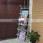 380*330*1230MM 3 layers photo rack Modern Metal display magazine rack newspaper rakcs