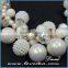 New fashion classy bohemian bib collar exaggerate pearl chain bib necklace