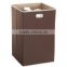 Home Foldable Durable Clothes Storage Hamper Laundry Basket with Handle