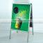 Outdoor portable moving kiosk billboard poster stand double sided