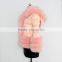 new arrival dyed pink down coat with real fur for women