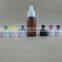 30ml amber glass e cigarette dropper bottle for essential oil