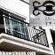 Hot sale powder coated iron balcony fence
