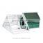 Pawhut Chicken Rabbit Cage Coop Deluxe Large Nesting Box Run Outdoor