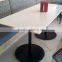 SIMBLE gold manufactory acrylic dining room table,solid surface restaurant table top