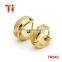 stainless steel simple jewelry fashion gold huggie earring designs for women