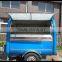 food cart trailer, trailer/food display cabinet with sliding door cabinet/ vegetables and meat display kiosk
