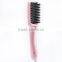 Pink straightener fast beautiful star hair straightener comb brush