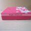 Elegant luxury cardboard chocolate box with heart shape inside
