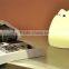 Colorful animal silicone Nightlight USB charging Nightlight Color changing cartoon colorful lamp Cat desk lamp