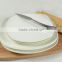 Haonai hot sale product high quality square shape ceramic plates dishes