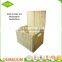 Rectangular waterproof rattan plastic laundry basket with lid