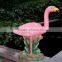 promotion handmade decorative polyresin garden flamingo statue