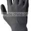 black gloves nylon liner ntirile foam coated,Dimpled grain gloves