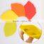 decorative silicone food covers silicone colorful leaf cover