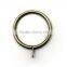 Steel Curtain Metal Rod Ring Fixed Eyelet Inside Diameter 43mm Antique Brass Plated