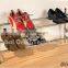 2 tier expandable cheap stackable plastic shoe rack,metal shoe rack