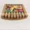 Rubber wood cheese box with cheese knives ,wooden cheese box,bamboo cheese box with knives set